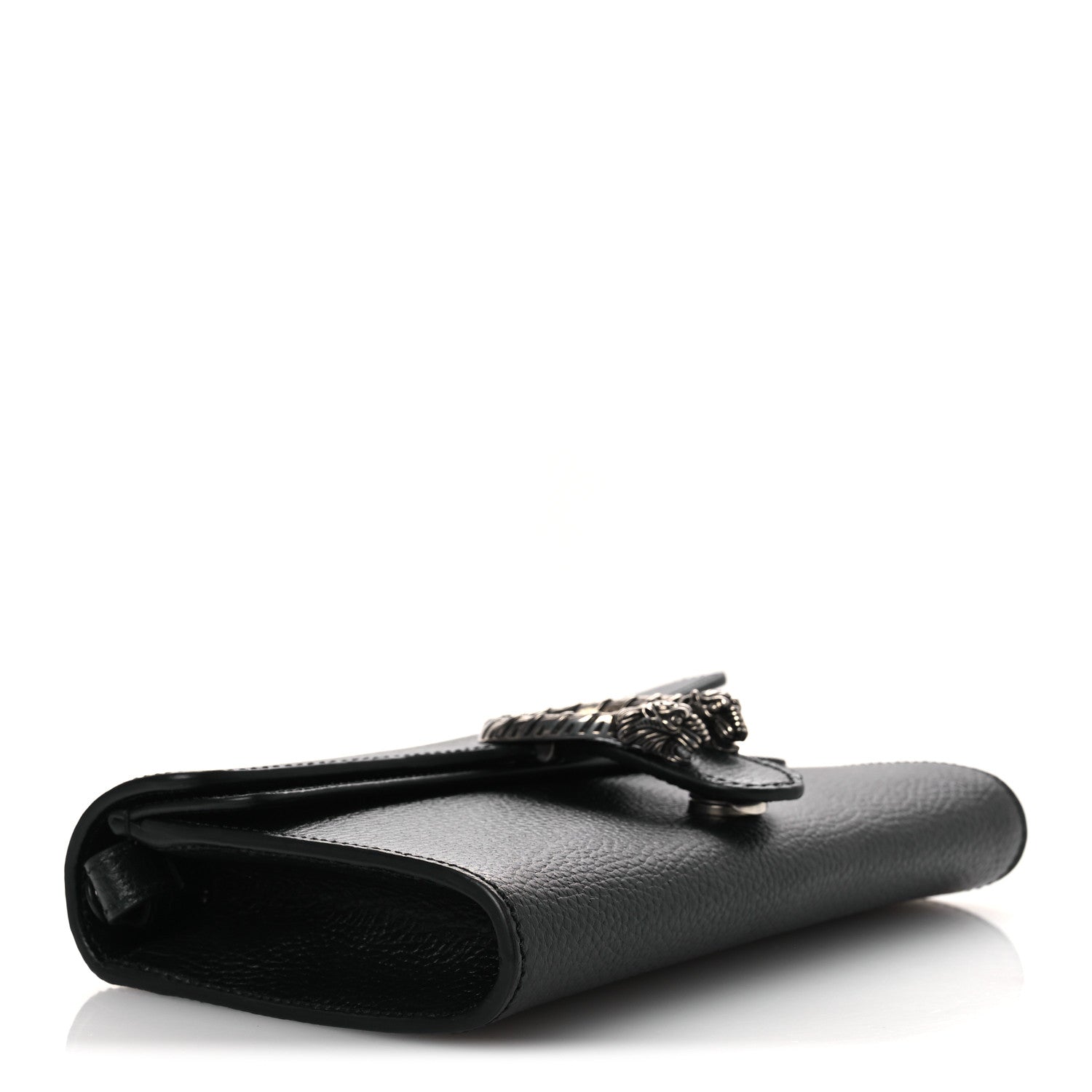 Gucci Dollar Calfskin Web Small Dionysus Crossbody Bag Black
