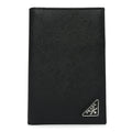 Prada Saffiano Passport Holder Black