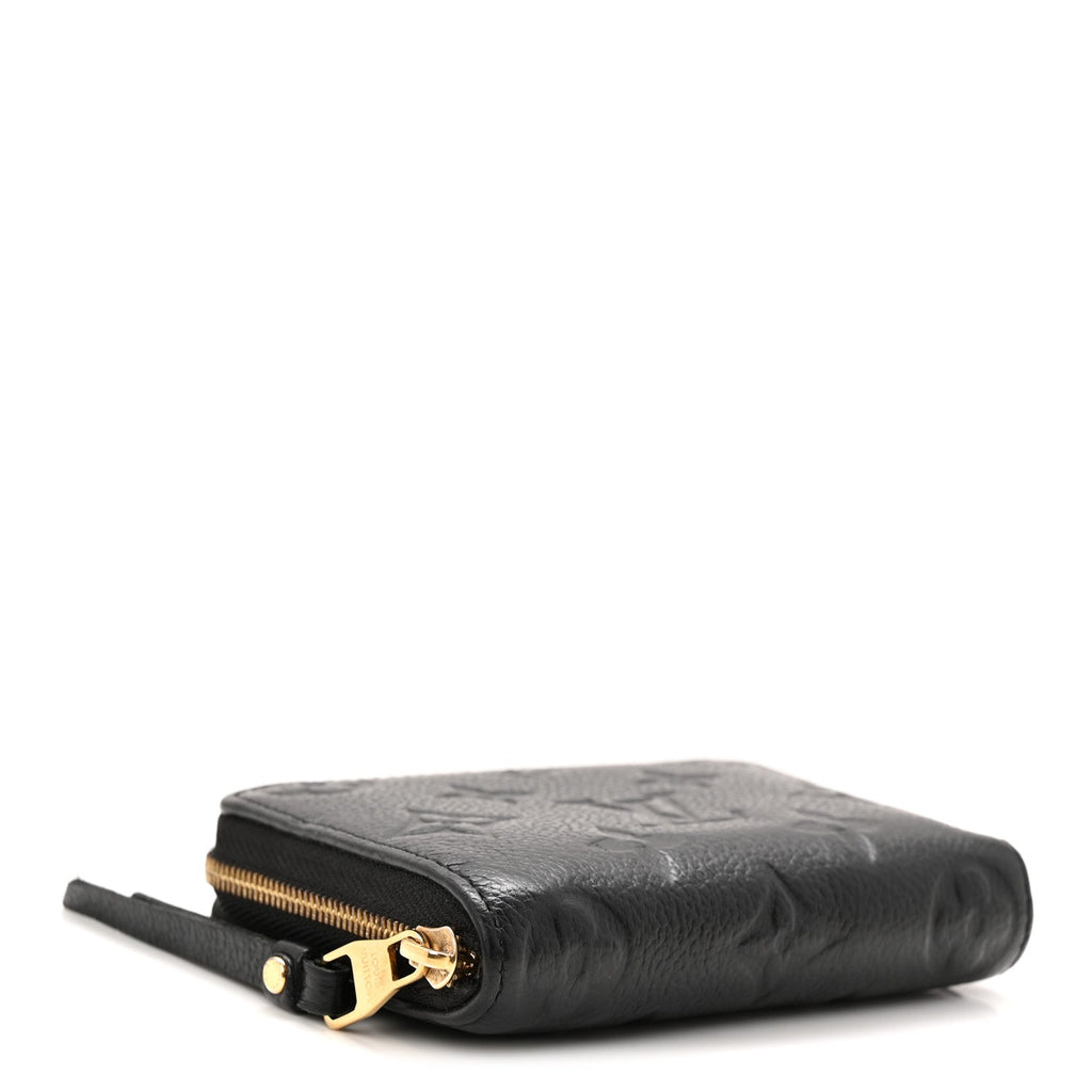 Louis Vuitton Empreinte Zippy Coin Purse Black