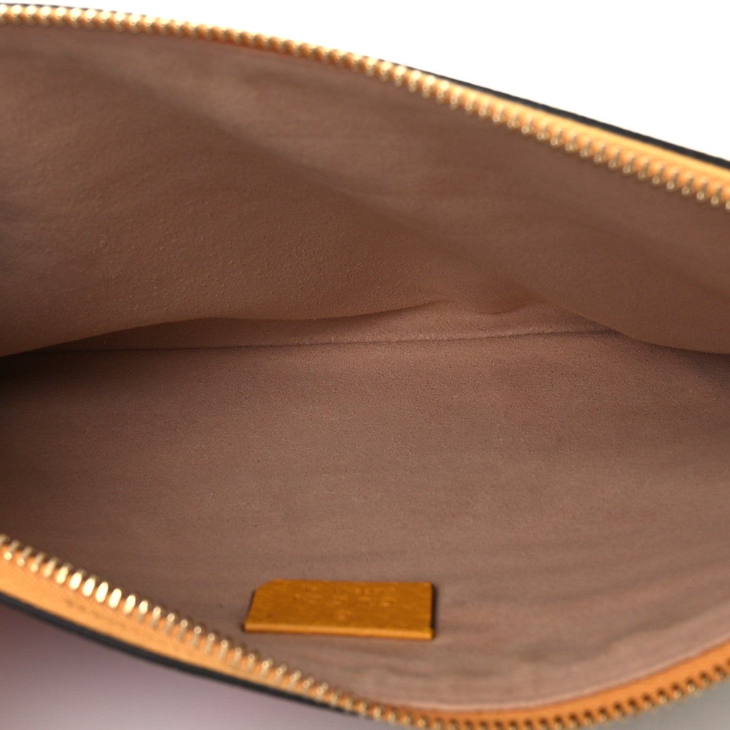 Gucci GG Supreme Monogram Flora Large Ophidia Pouch Clutch Beige Multicolor Crop