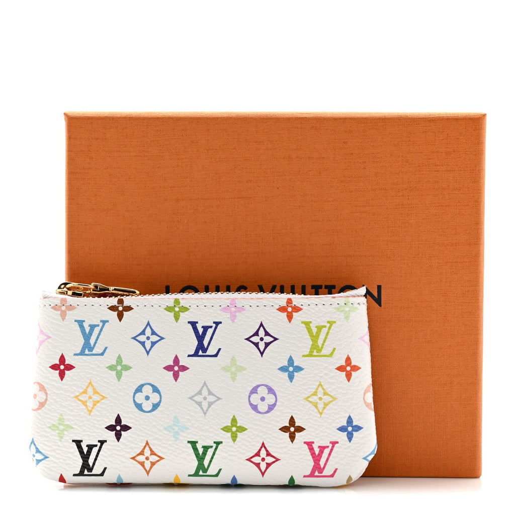 Louis Vuitton LV X TM Monogram Multicolor Key Pouch White