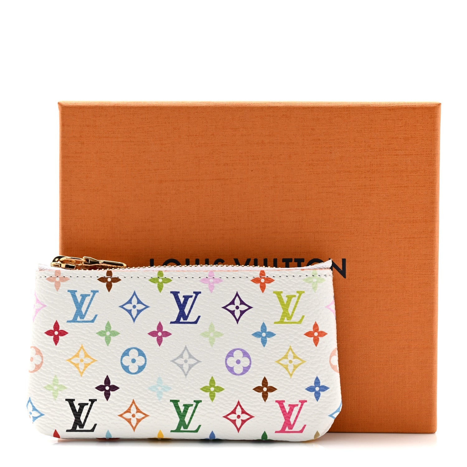 Louis Vuitton LV X TM Monogram Multicolor Key Pouch White