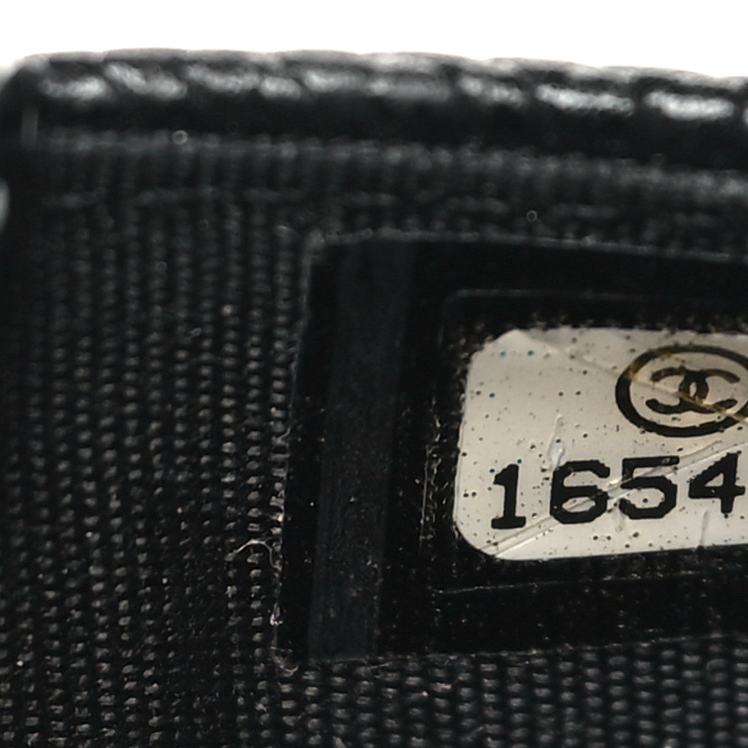 Chanel Caviar Timeless CC Wallet On Chain WOC Black