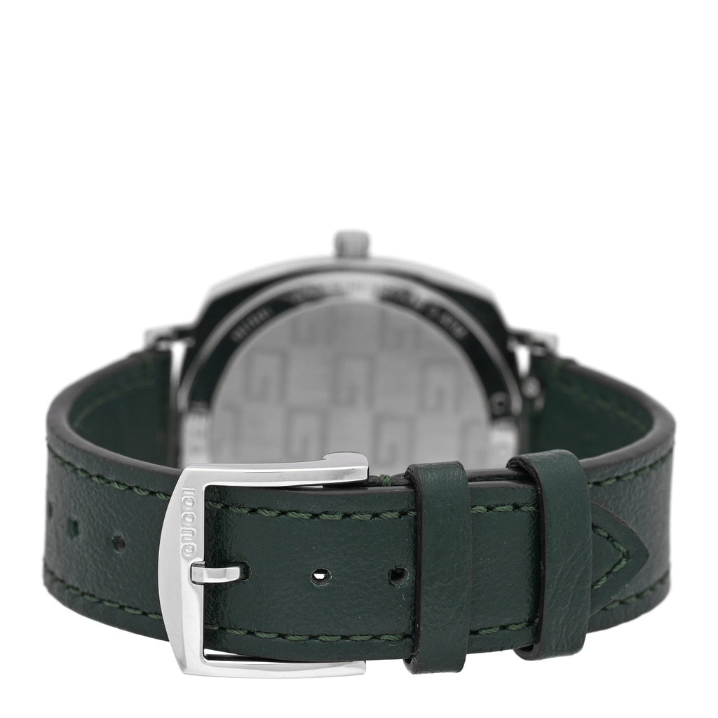 Gucci Stainless Steel Calfskin 35mm Grip Quartz Watch Green