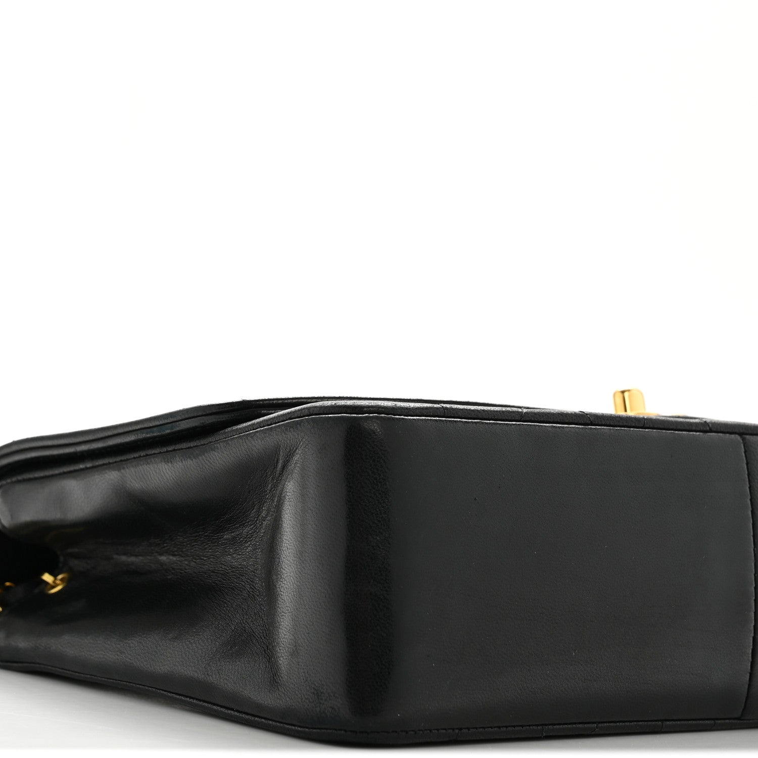 Chanel Lambskin Quilted Medium Single Flap Black
