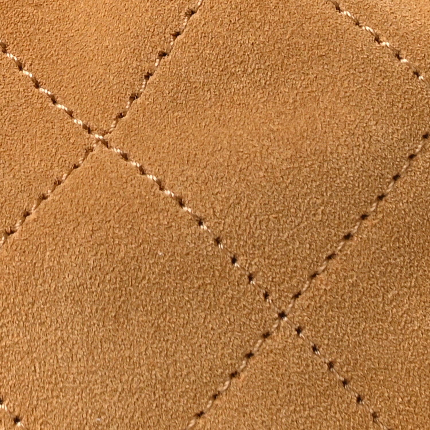 Chanel Suede Quilted Medium Chanel 25 Handbag Beige