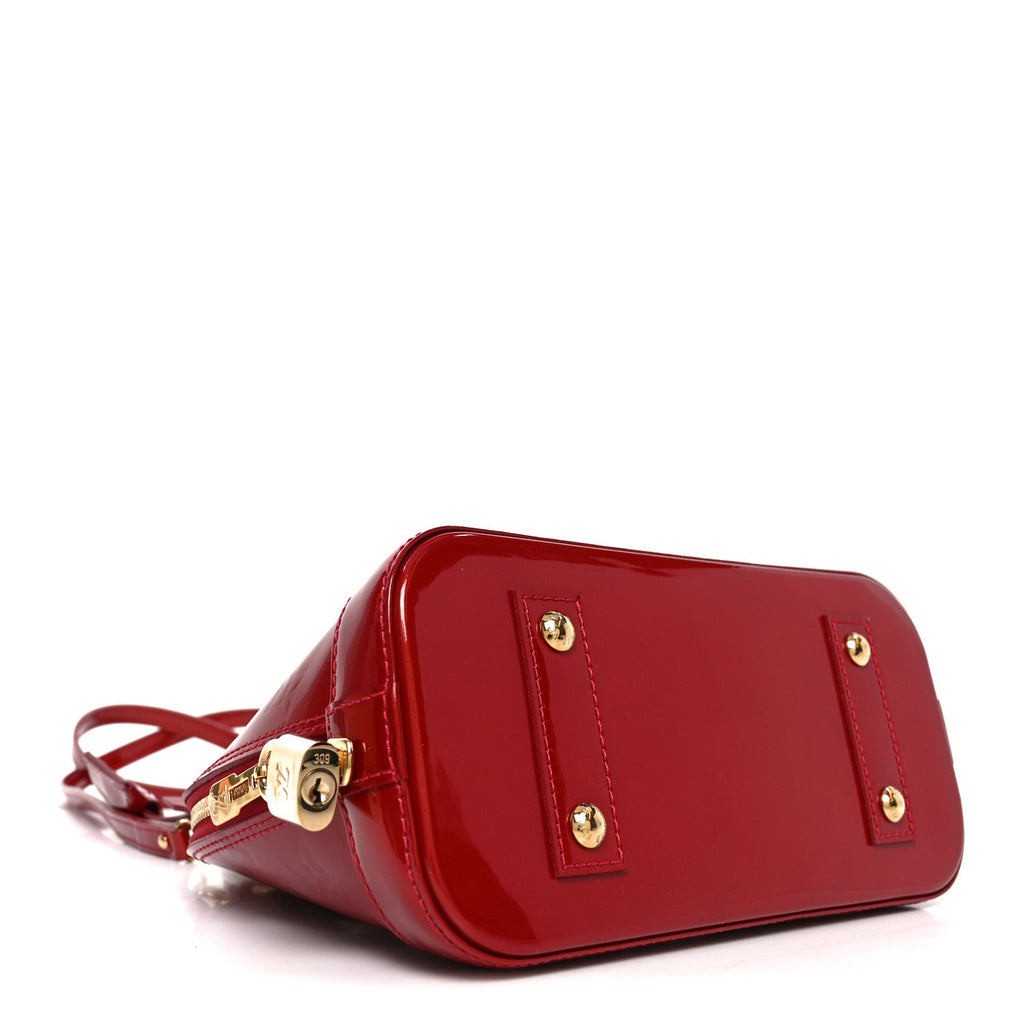 Louis Vuitton Vernis Alma BB Rose Indien