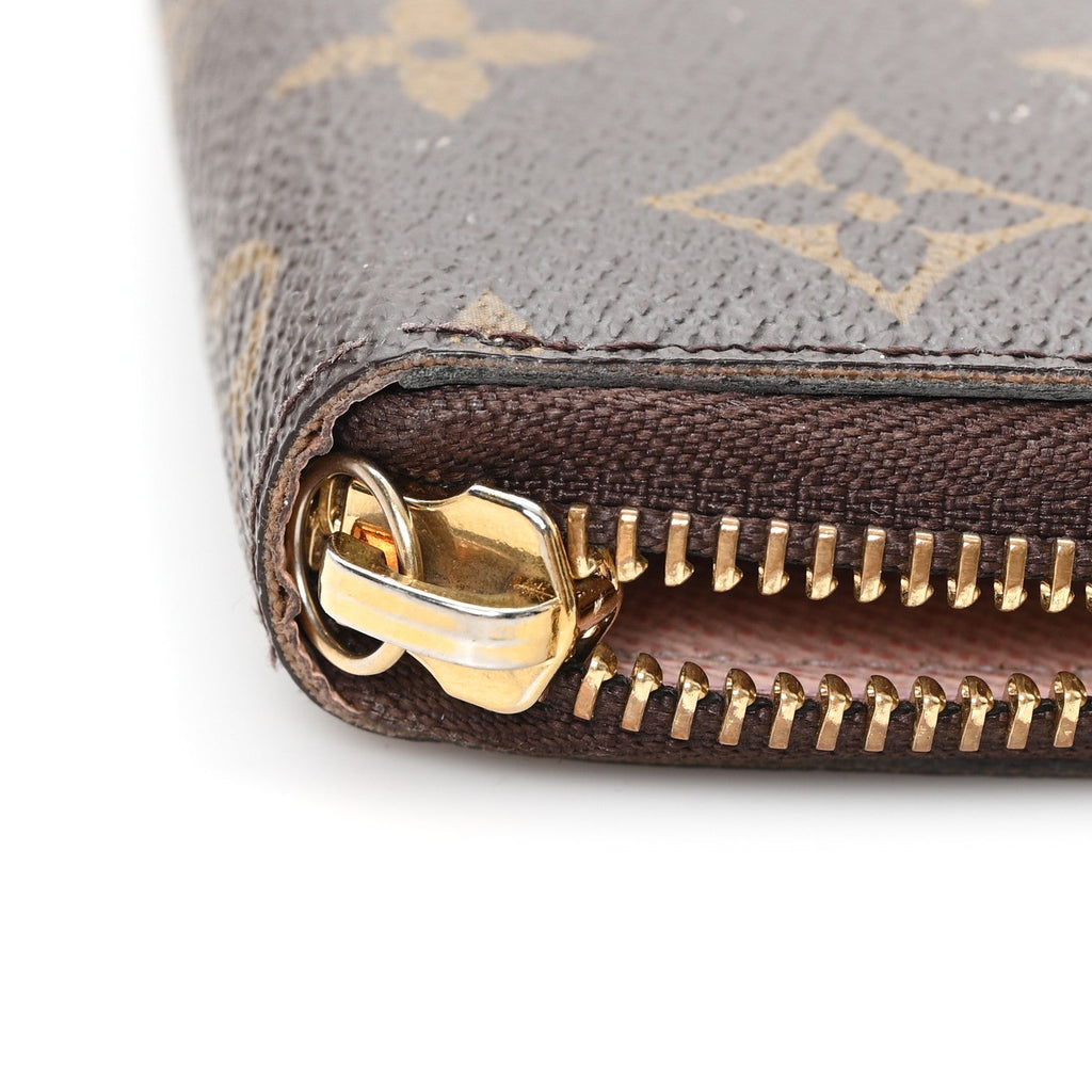 Louis Vuitton Monogram Clemence Wallet Rose Ballerine