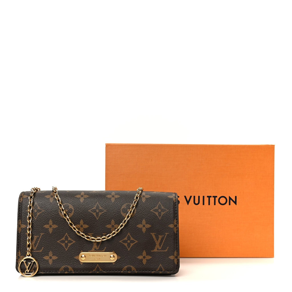 Louis Vuitton Monogram Lily Wallet On Chain