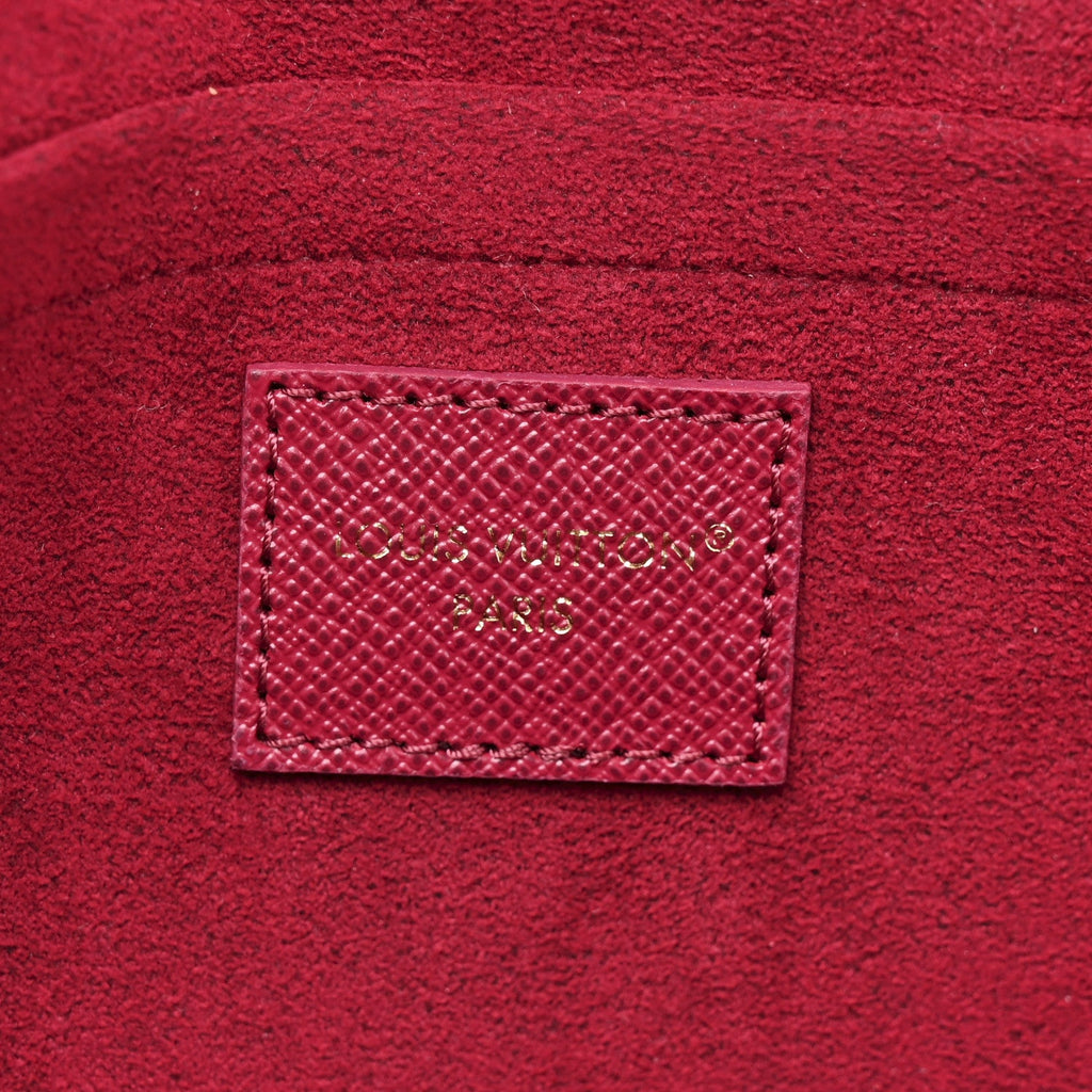 Louis Vuitton Monogram Pochette Felicie Chain Wallet Fuchsia