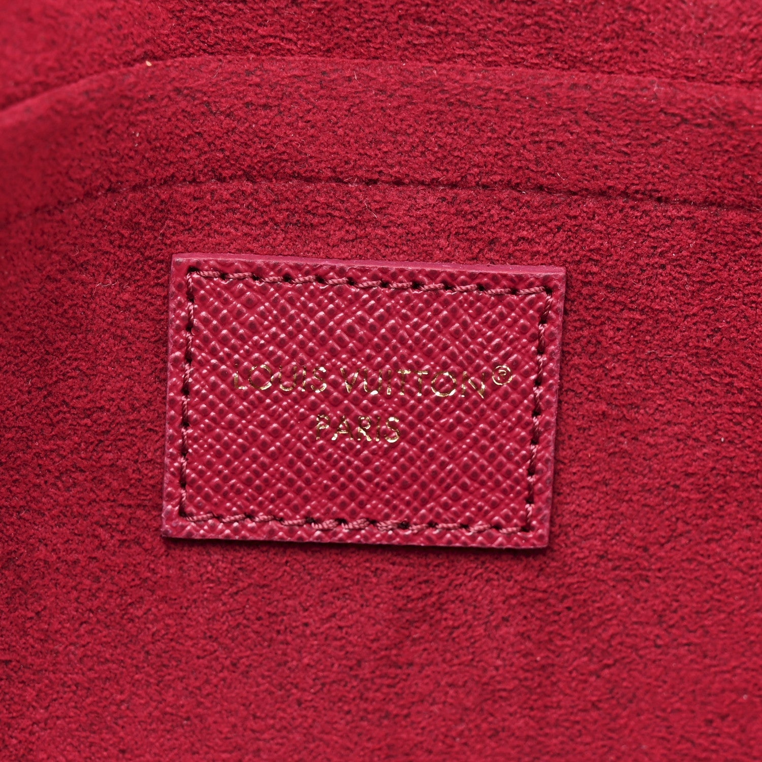 Louis Vuitton Monogram Pochette Felicie Chain Wallet Fuchsia