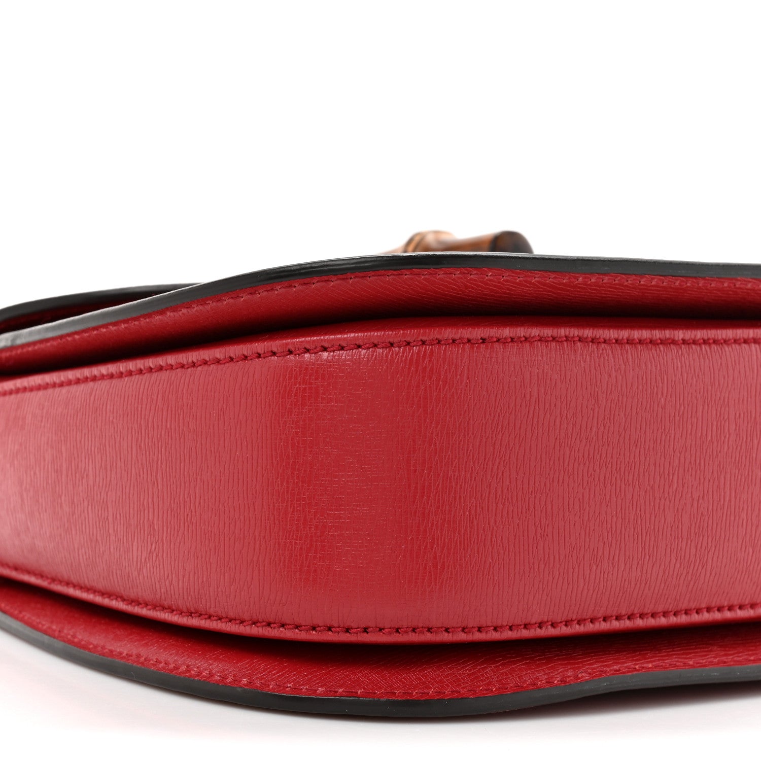Gucci Shangai Calfskin Small Classic Bamboo Top Handle Bag Romantic Cerise