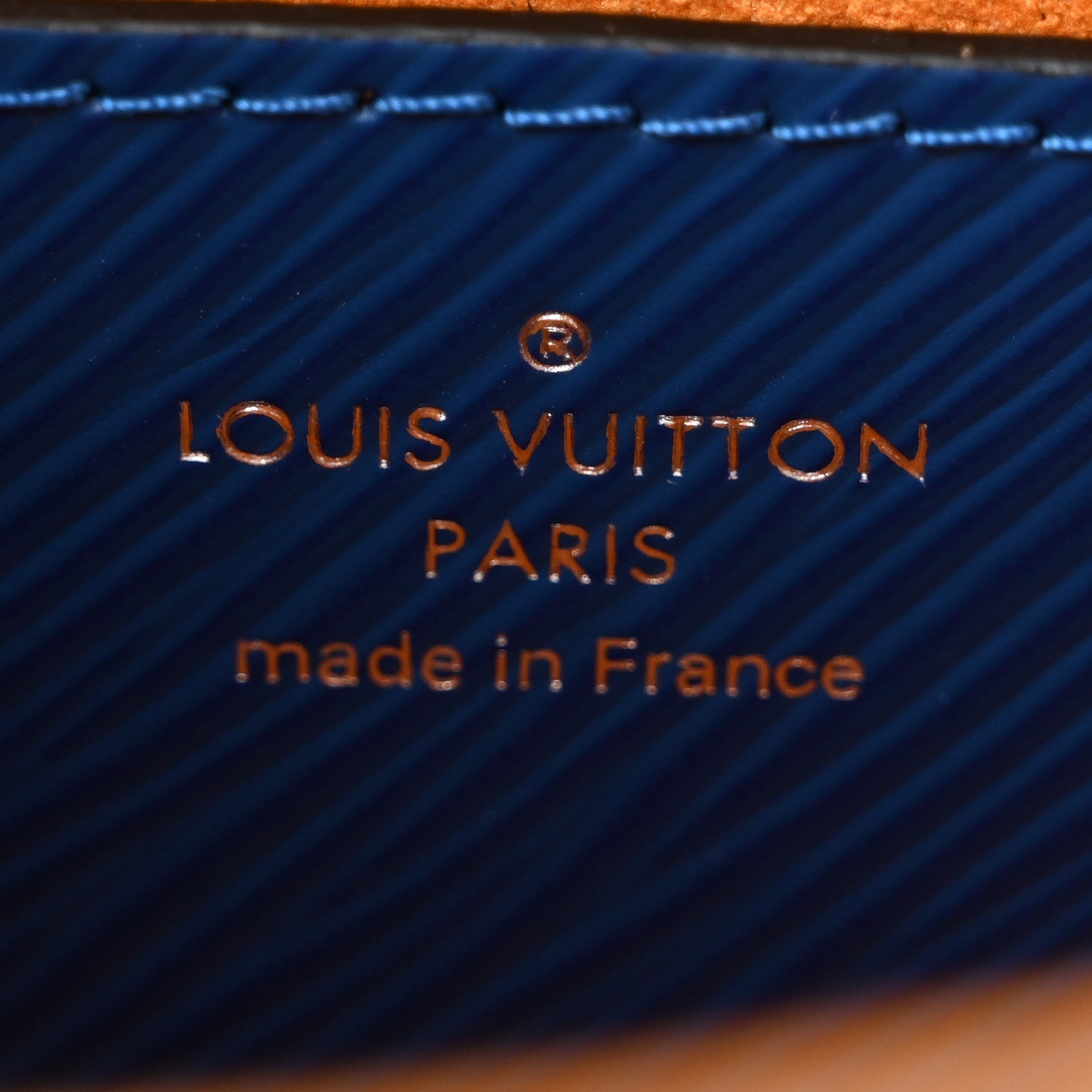 Louis Vuitton Epi Twist Braided Strap Shoulder Bag MM Bleu Roi