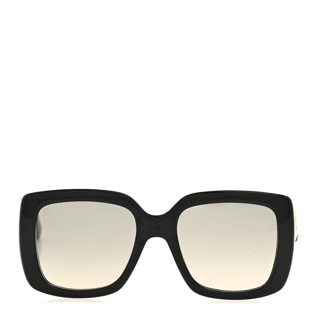 Gucci Acetate Square Frame Sunglasses GG0141S Black
