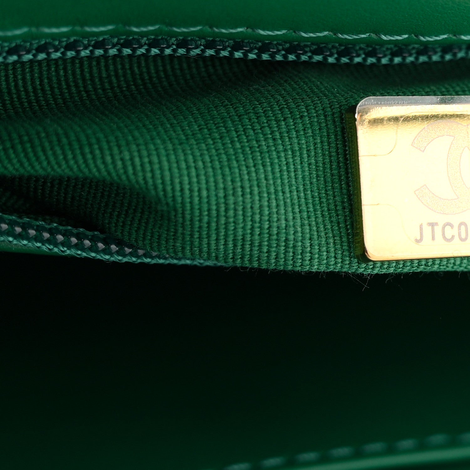 Chanel Shiny Aged Calfskin Quilted Nano Kelly Shopper Green
