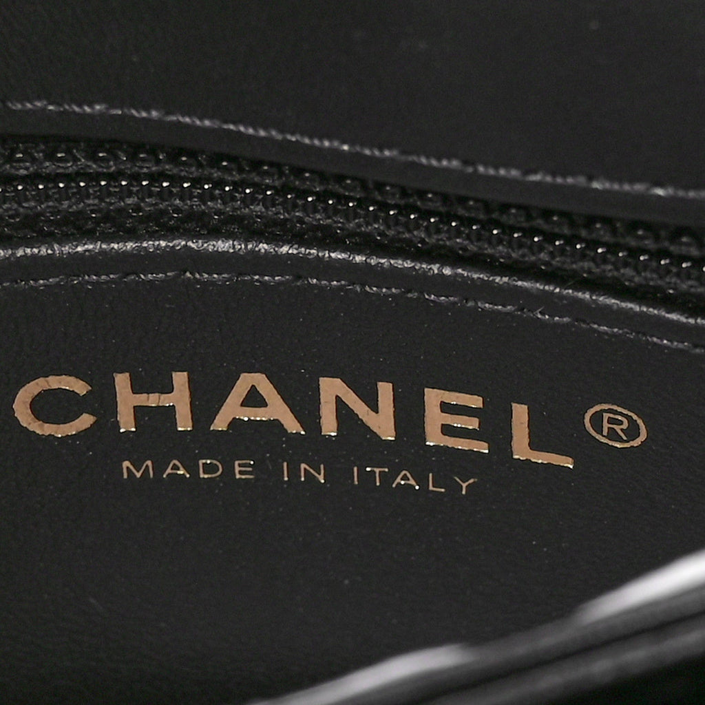 Chanel Lambskin Quilted Small Trendy CC Dual Handle Flap Bag Black