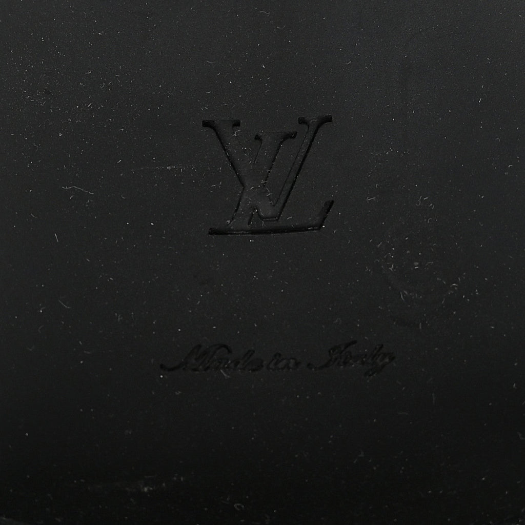 Louis Vuitton Calfskin Monogram Wonderland Flat Ranger Boots 39 Black