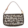 Louis Vuitton Monogram Graffiti Pochette Accessories Silver