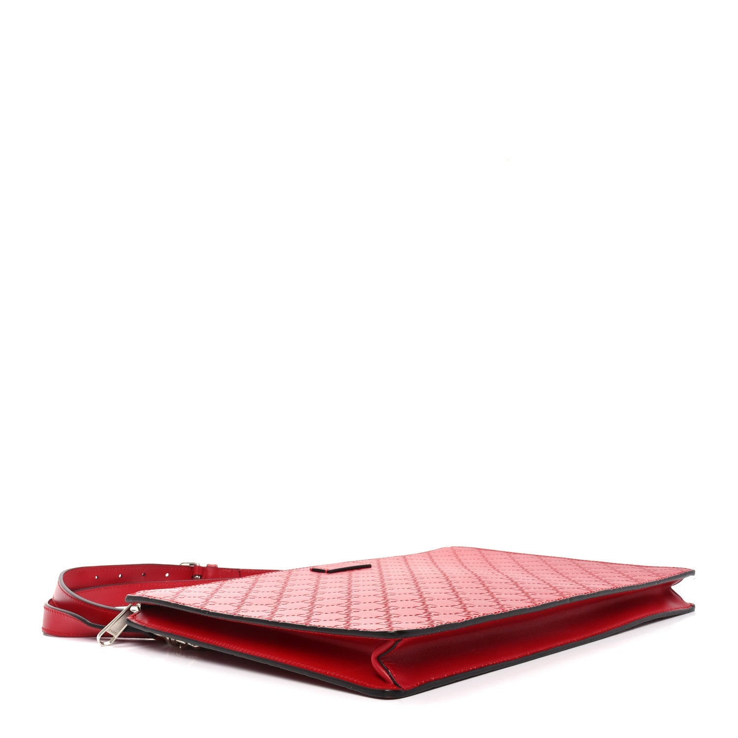 Gucci Guccissima Signature Messenger Bag Hibiscus Red