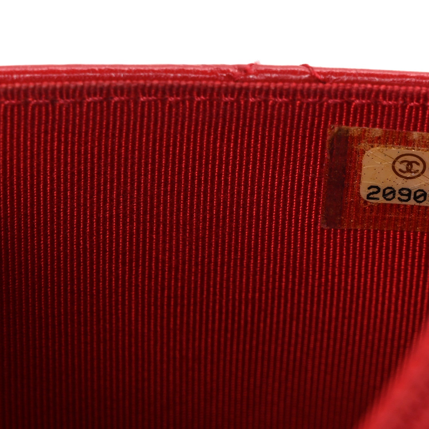 Chanel Glazed Calfskin Quilted Reissue Wallet On Chain WOC Red