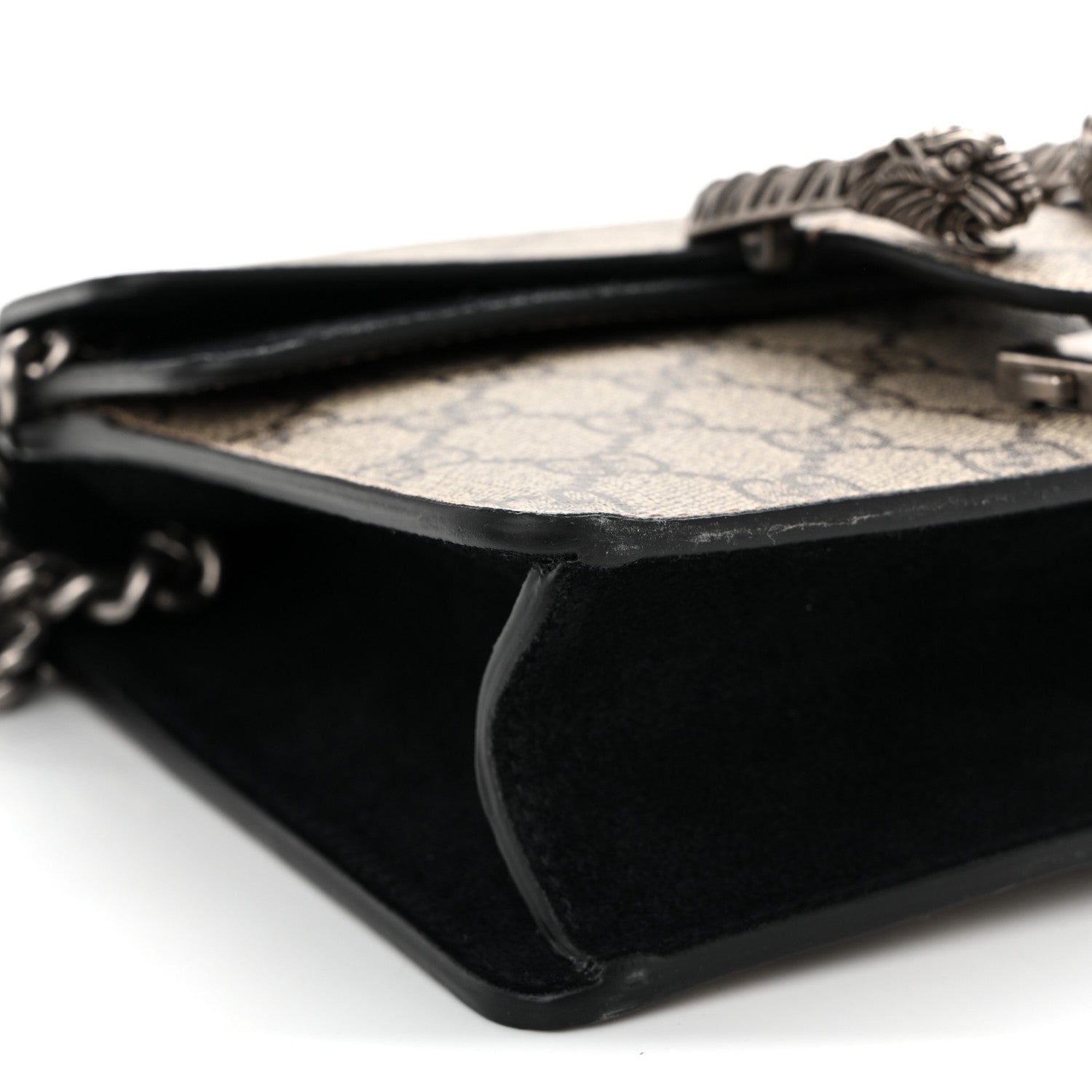 Gucci GG Supreme Monogram Mini Dionysus Shoulder Bag Black