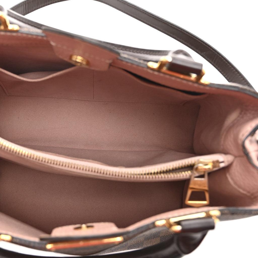 Louis Vuitton Damier Ebene Cuir Taurillon Brittany Magnolia