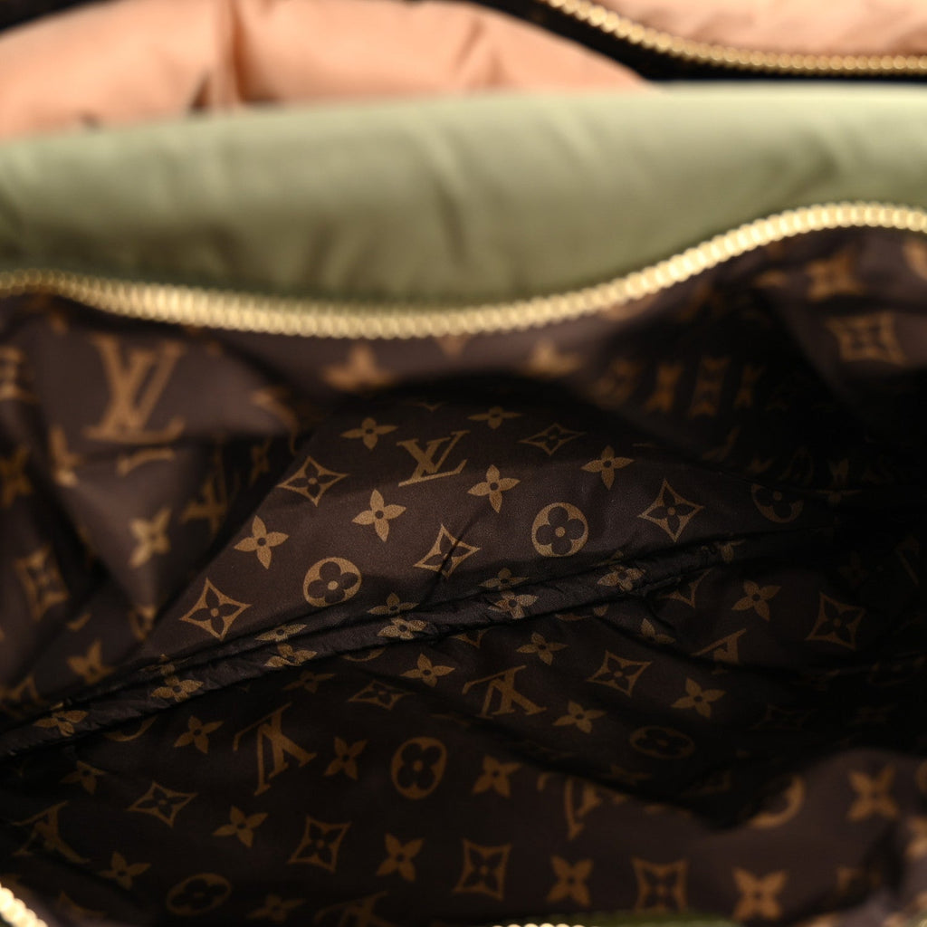 Louis Vuitton Econyl Monogram Pillow Maxi Multi Pochette Accessories Kaki Beige