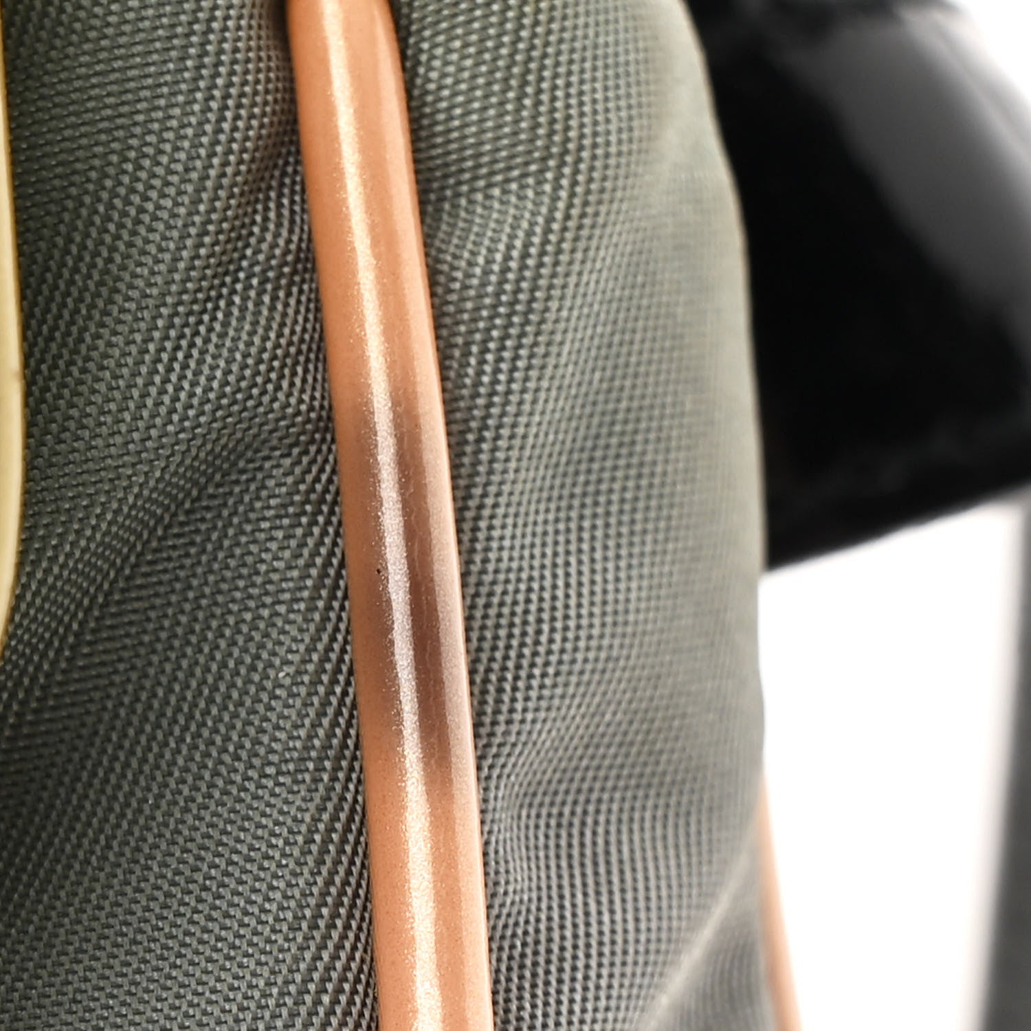 Prada Nylon Vernice Belt Bag Pink Gray