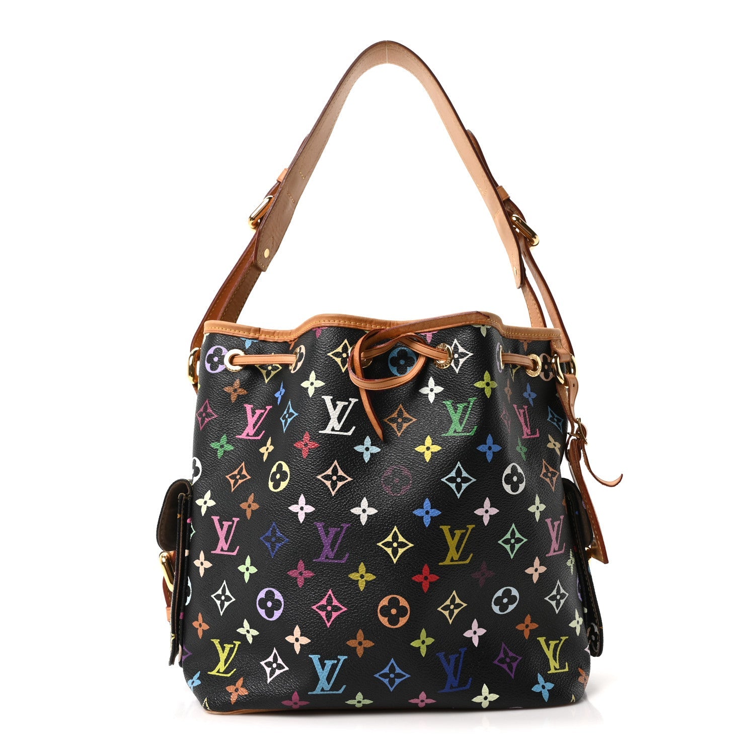 Louis Vuitton Monogram Multicolor Petit Noe Black