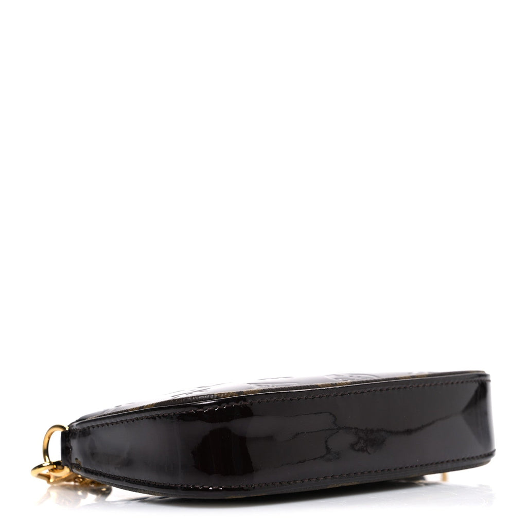 Louis Vuitton Vernis Monogram Mini Pochette Accessories Amarante
