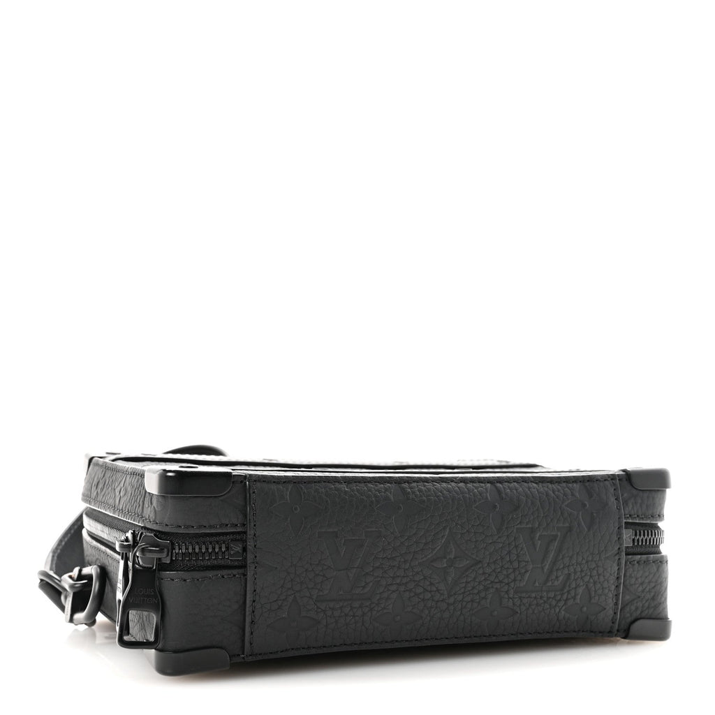 Louis Vuitton Taurillon Monogram Soft Trunk Black