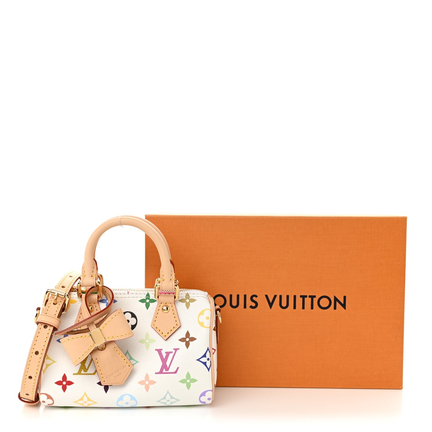 Louis Vuitton LV X TM Monogram Multicolor Nano Speedy White