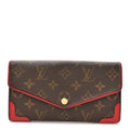 Louis Vuitton Monogram Sarah Retiro Wallet Cherry