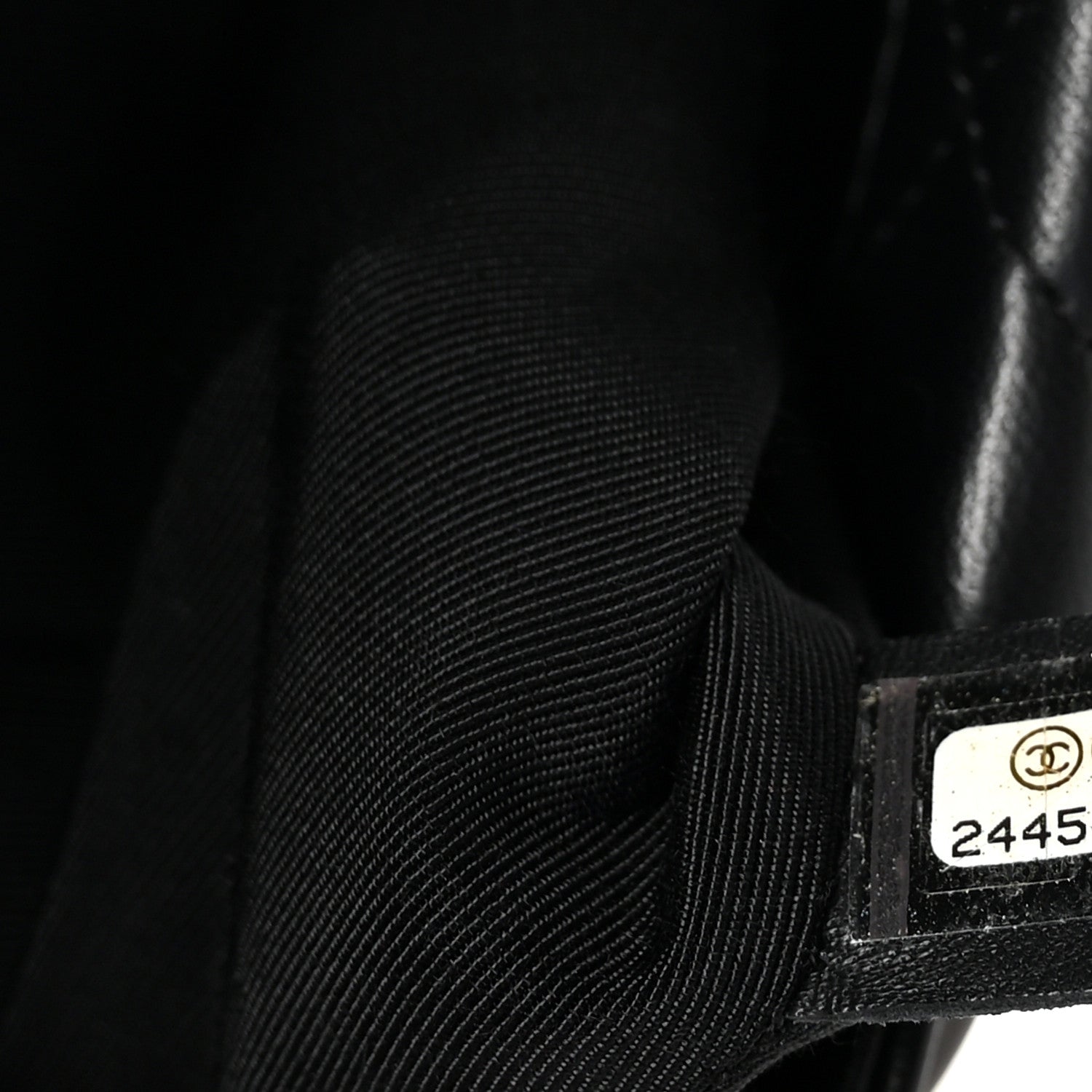 Chanel Lambskin Quilted Fold Up Again Clutch Black