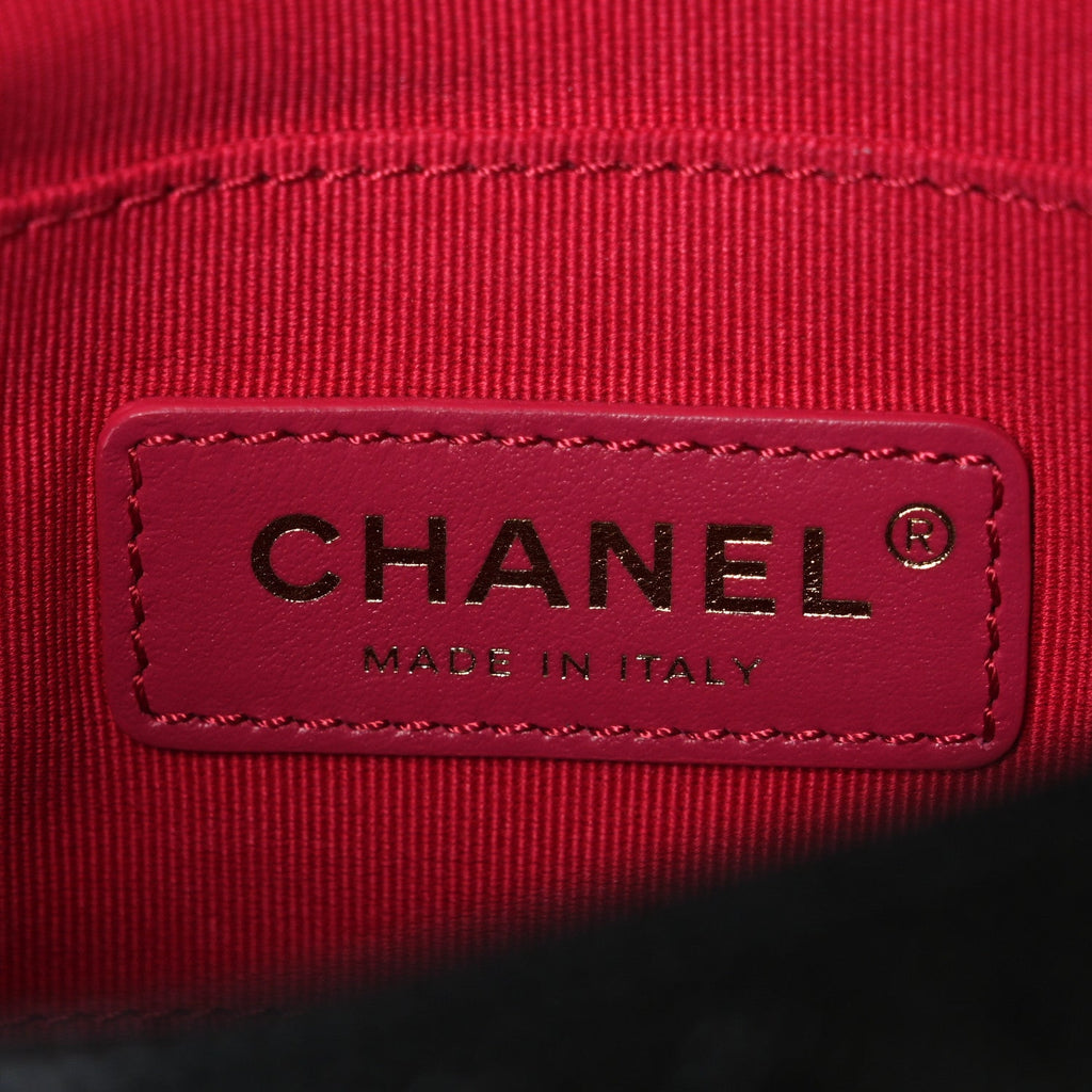 Chanel Caviar Quilted Mini Chain Soul Flap Black