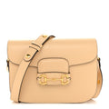 Gucci Azalea Calfskin Horsebit 1955 Shoulder Bag Bubble Tea