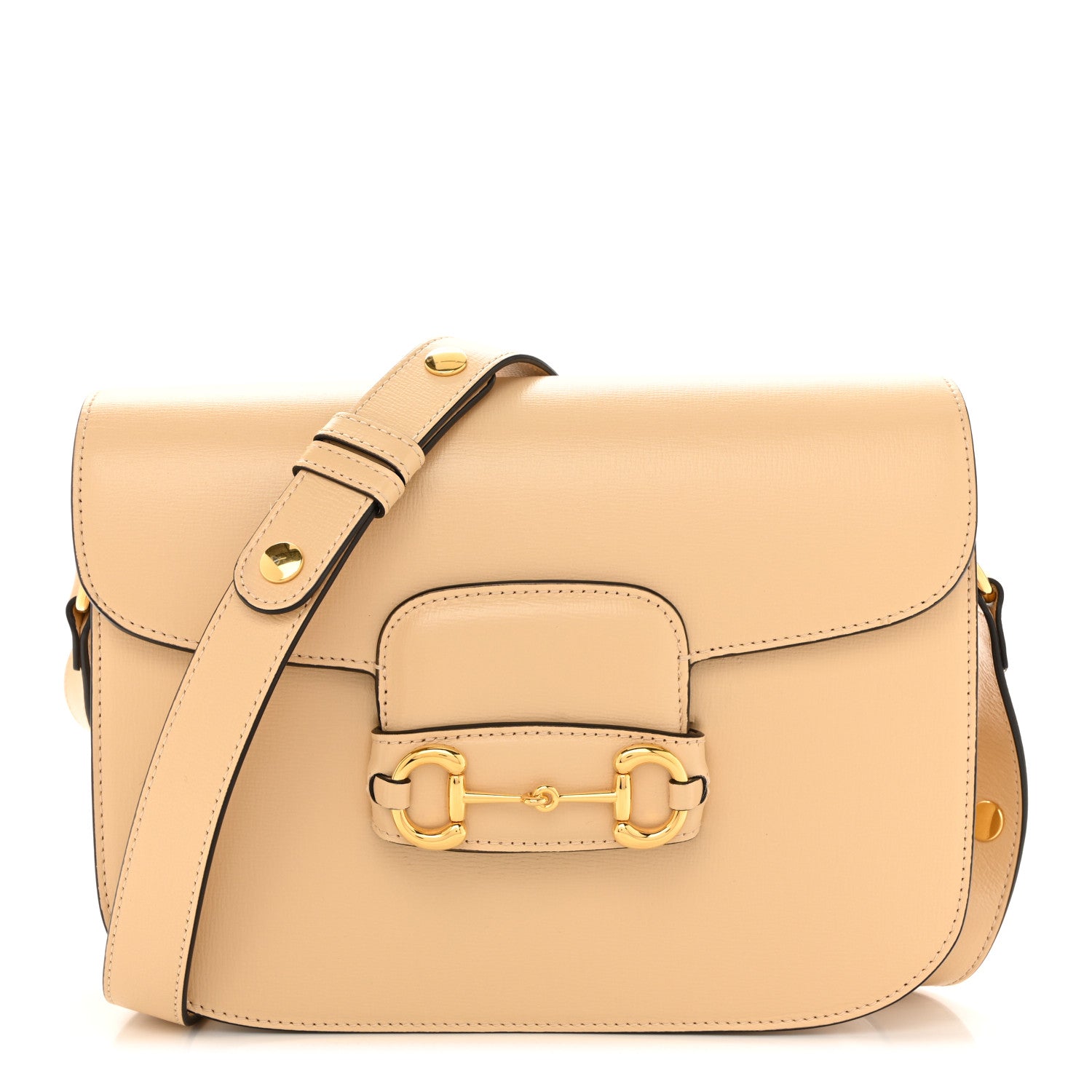 Gucci Azalea Calfskin Horsebit 1955 Shoulder Bag Bubble Tea