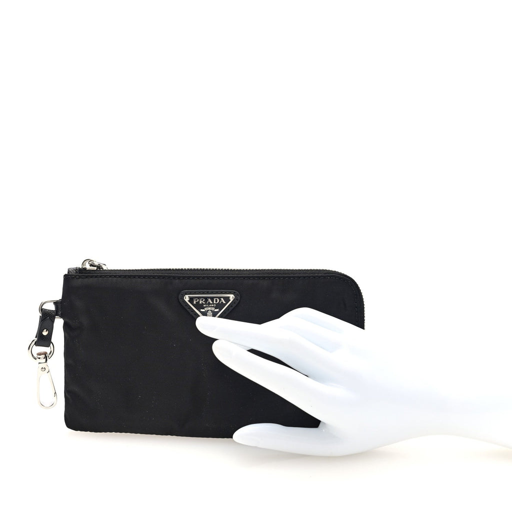 Prada Nylon Tessuto Pouch Black