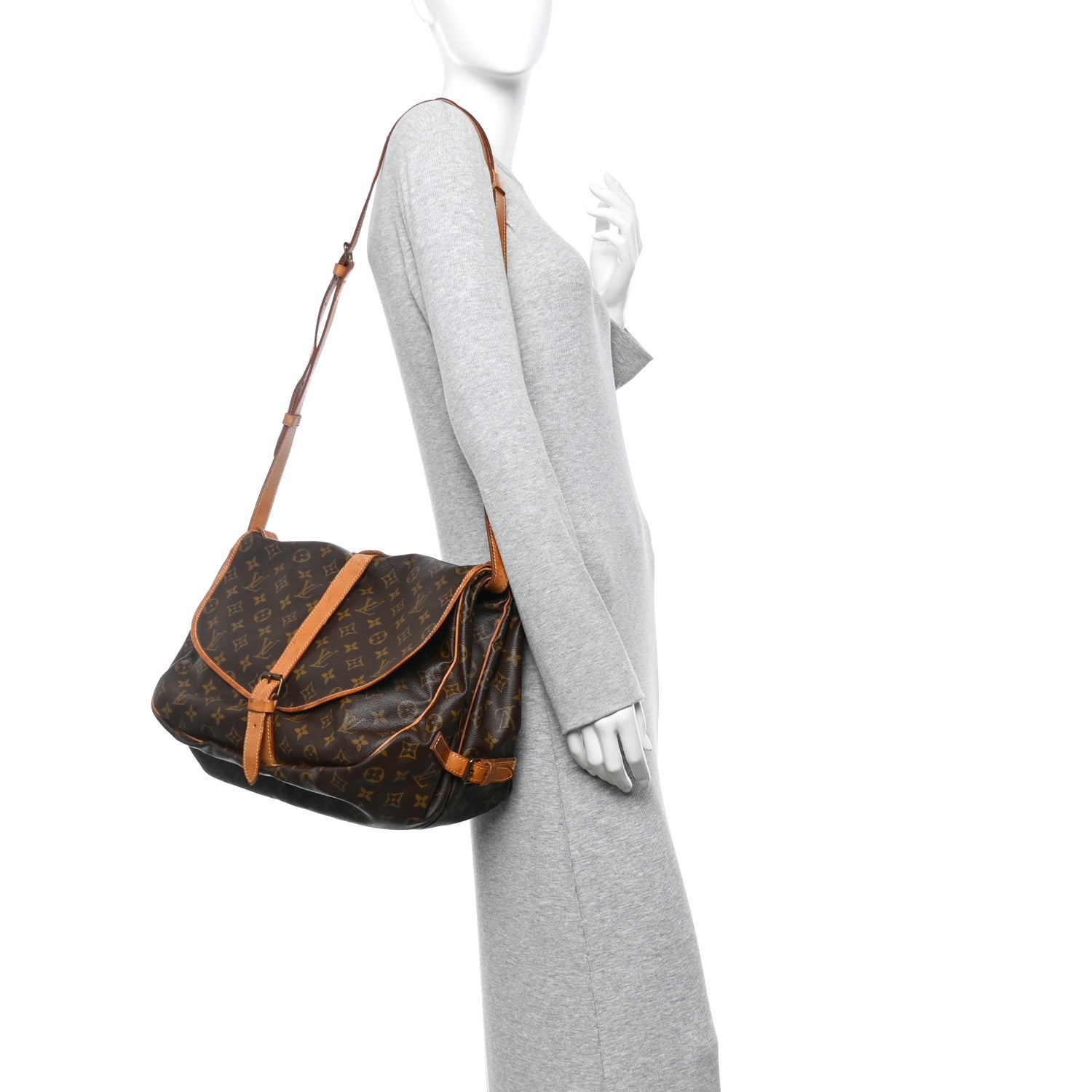 Louis Vuitton Monogram Saumur 35