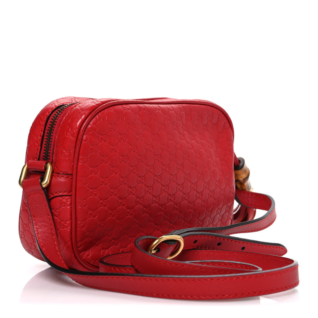 Gucci Microguccissima Sunshine Disco Crossbody Bag Red