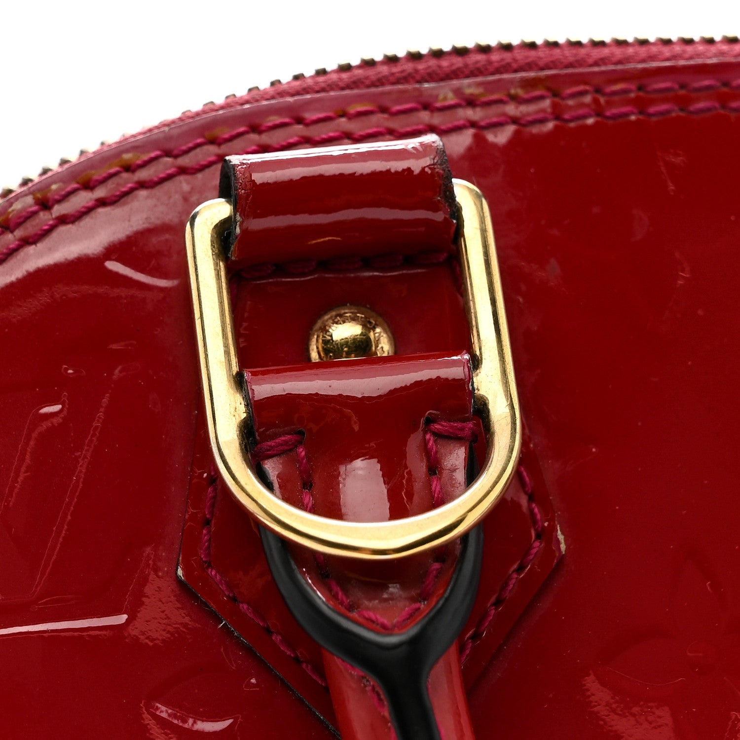 Louis Vuitton Vernis Alma BB Rose Indien