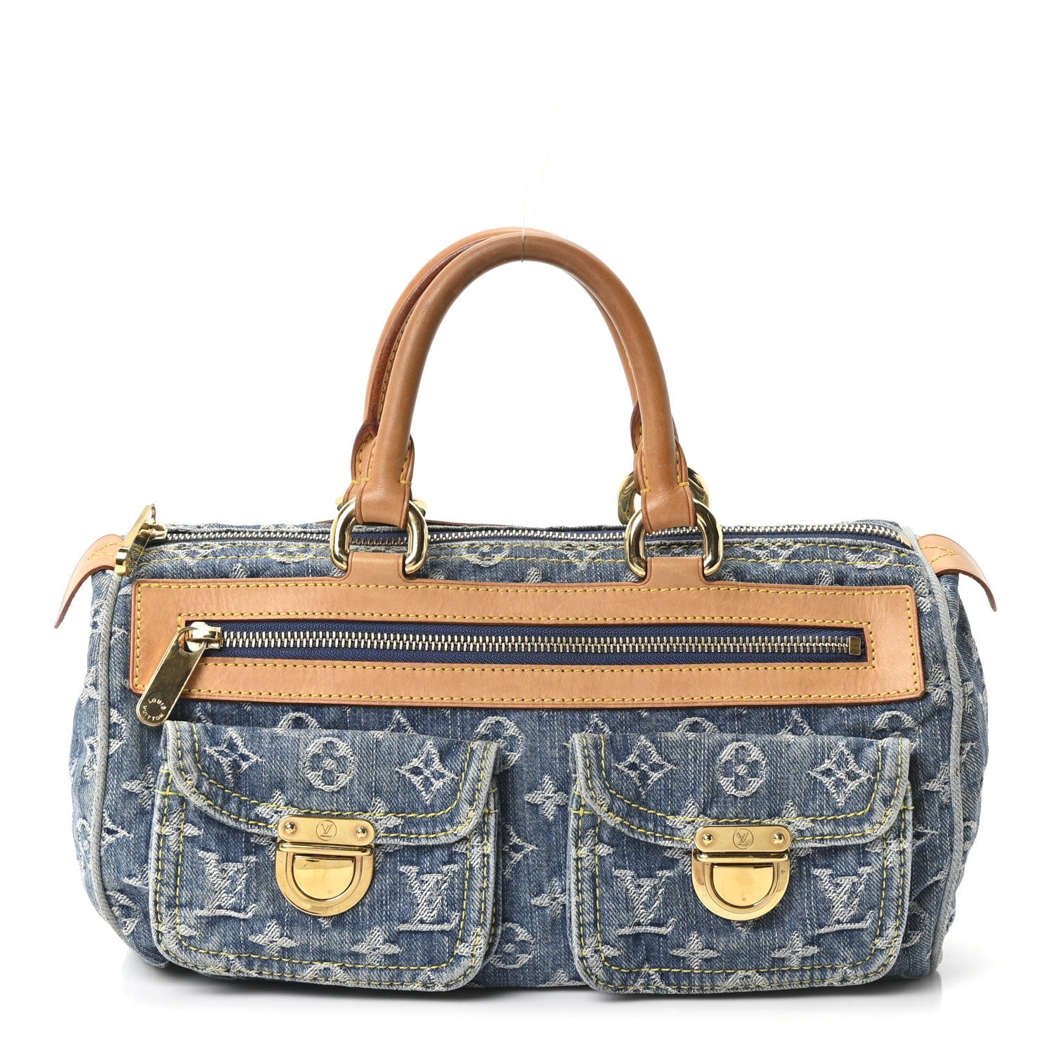 Louis Vuitton Monogram Denim Neo Speedy Blue