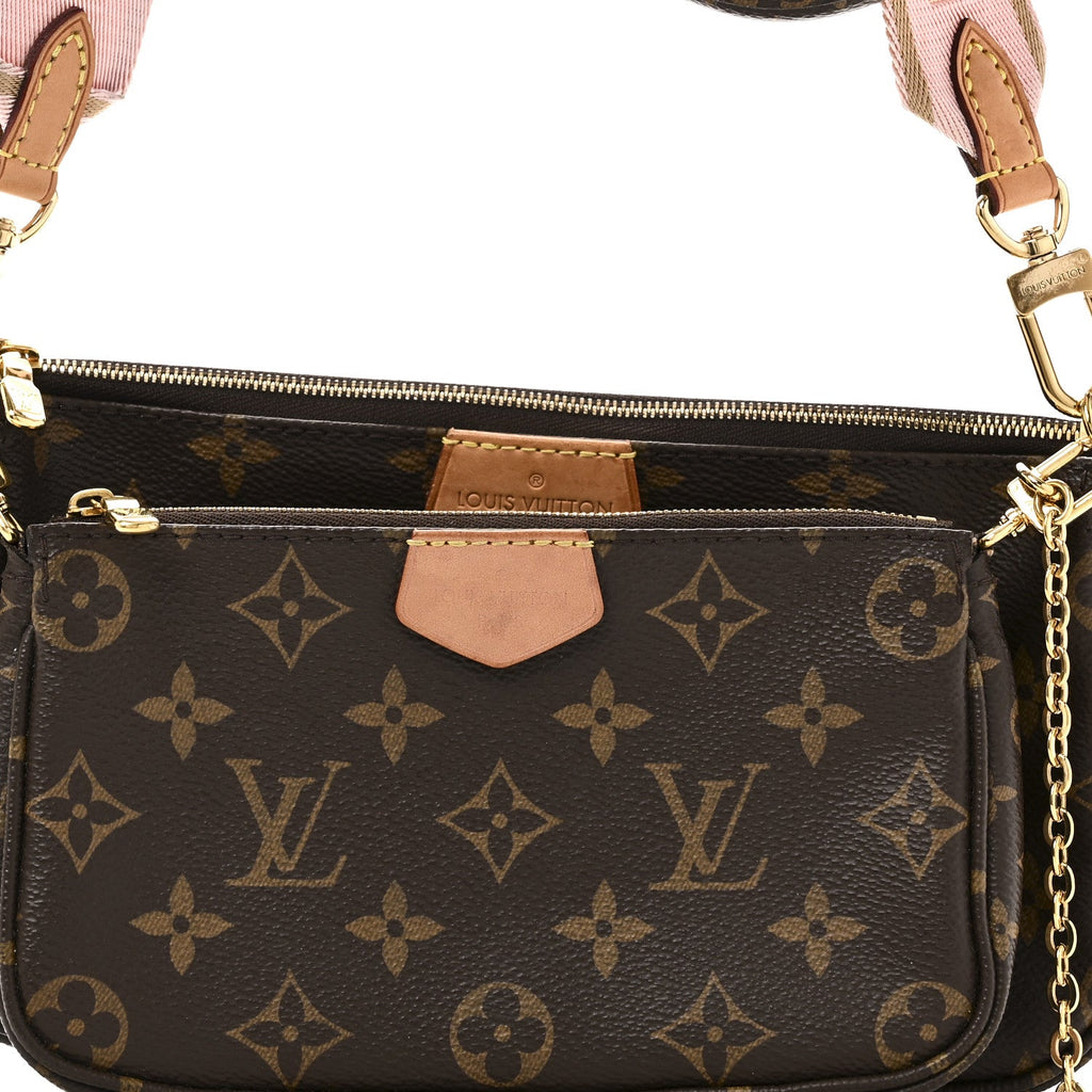 Louis Vuitton Monogram Multi Pochette Accessories Rose Clair
