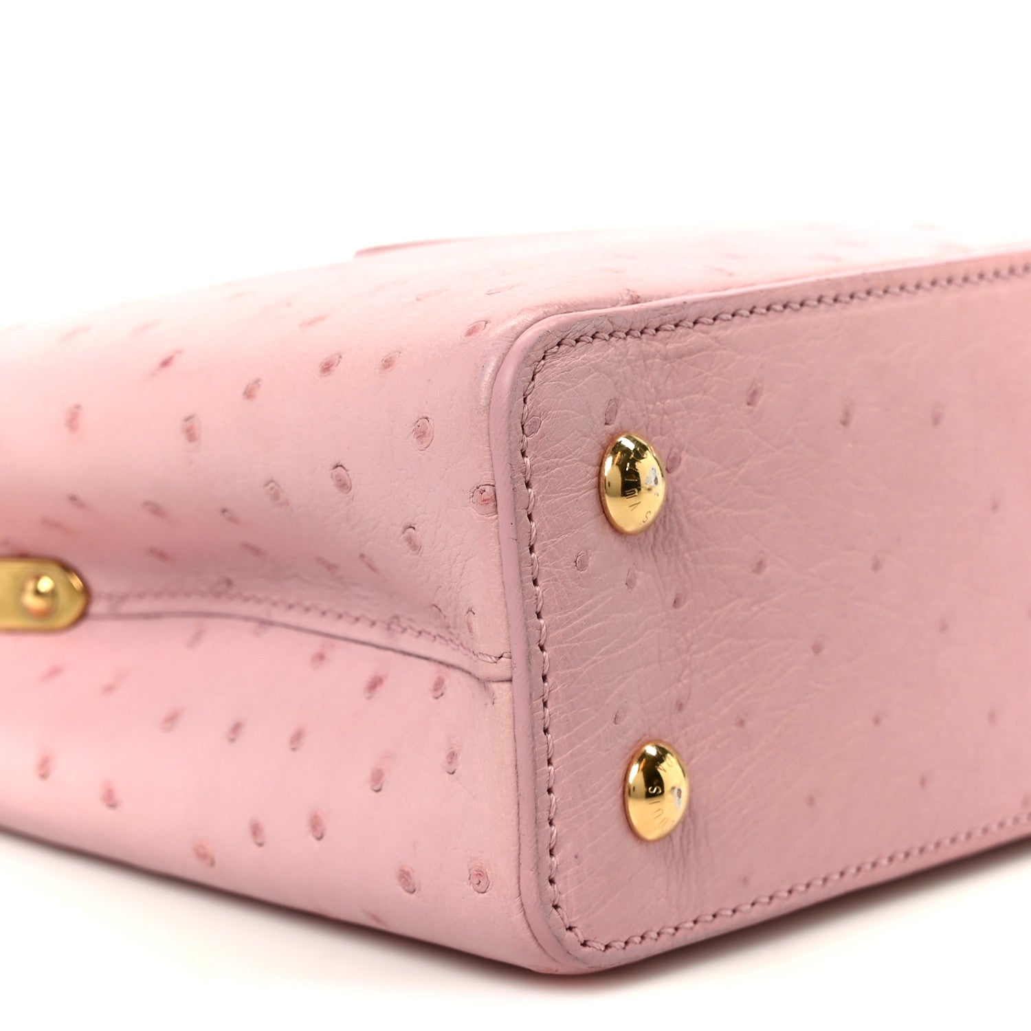 Louis Vuitton Ostrich Capucines Mini Pink