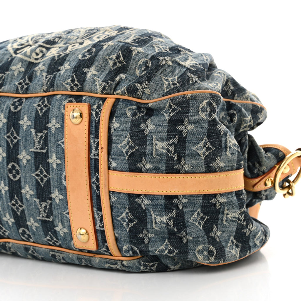 Louis Vuitton Denim Raye Cabas GM