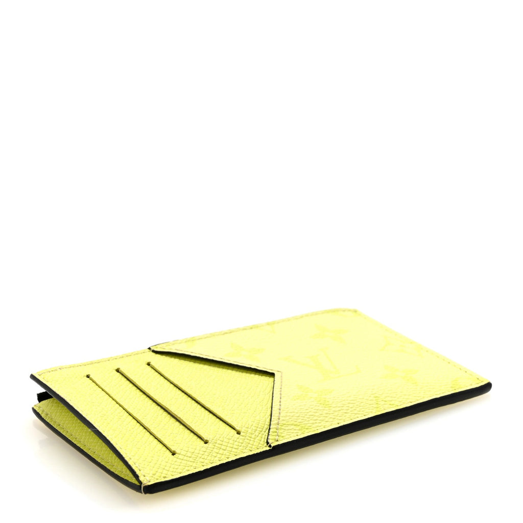 Louis Vuitton Taigarama Coin Card Holder Yellow