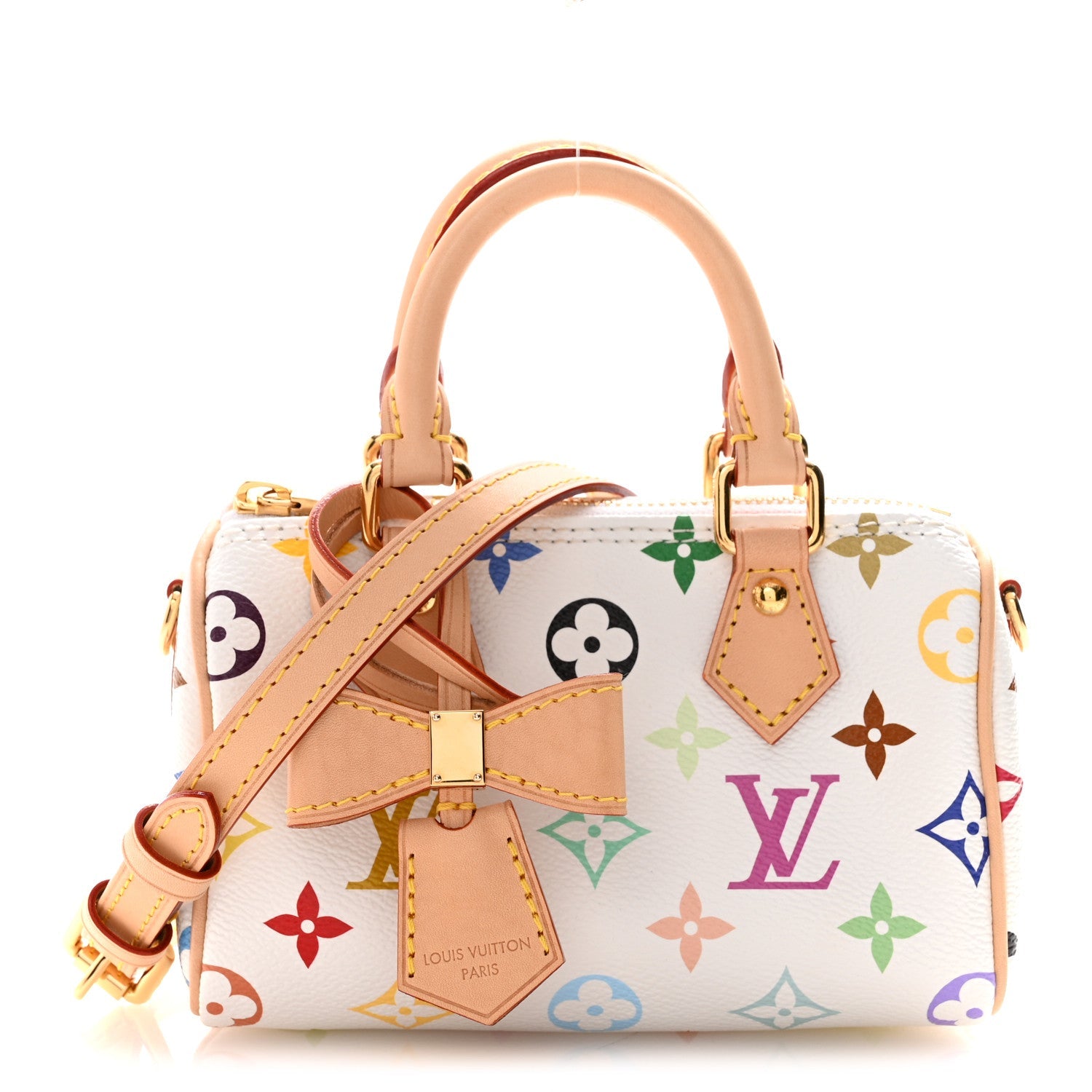 Louis Vuitton LV X TM Monogram Multicolor Nano Speedy White