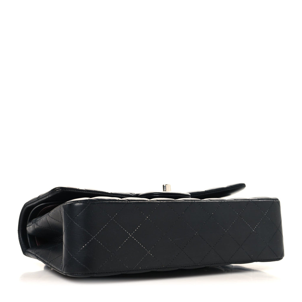 Chanel Lambskin Quilted Medium Double Flap Black