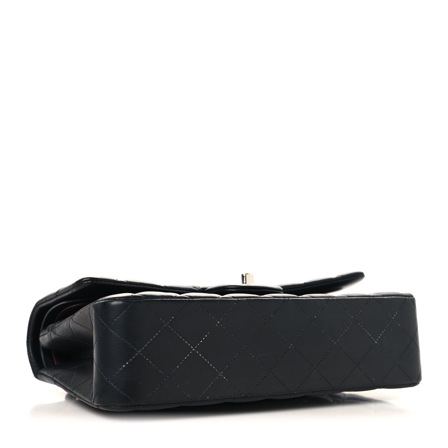 Chanel Lambskin Quilted Medium Double Flap Black