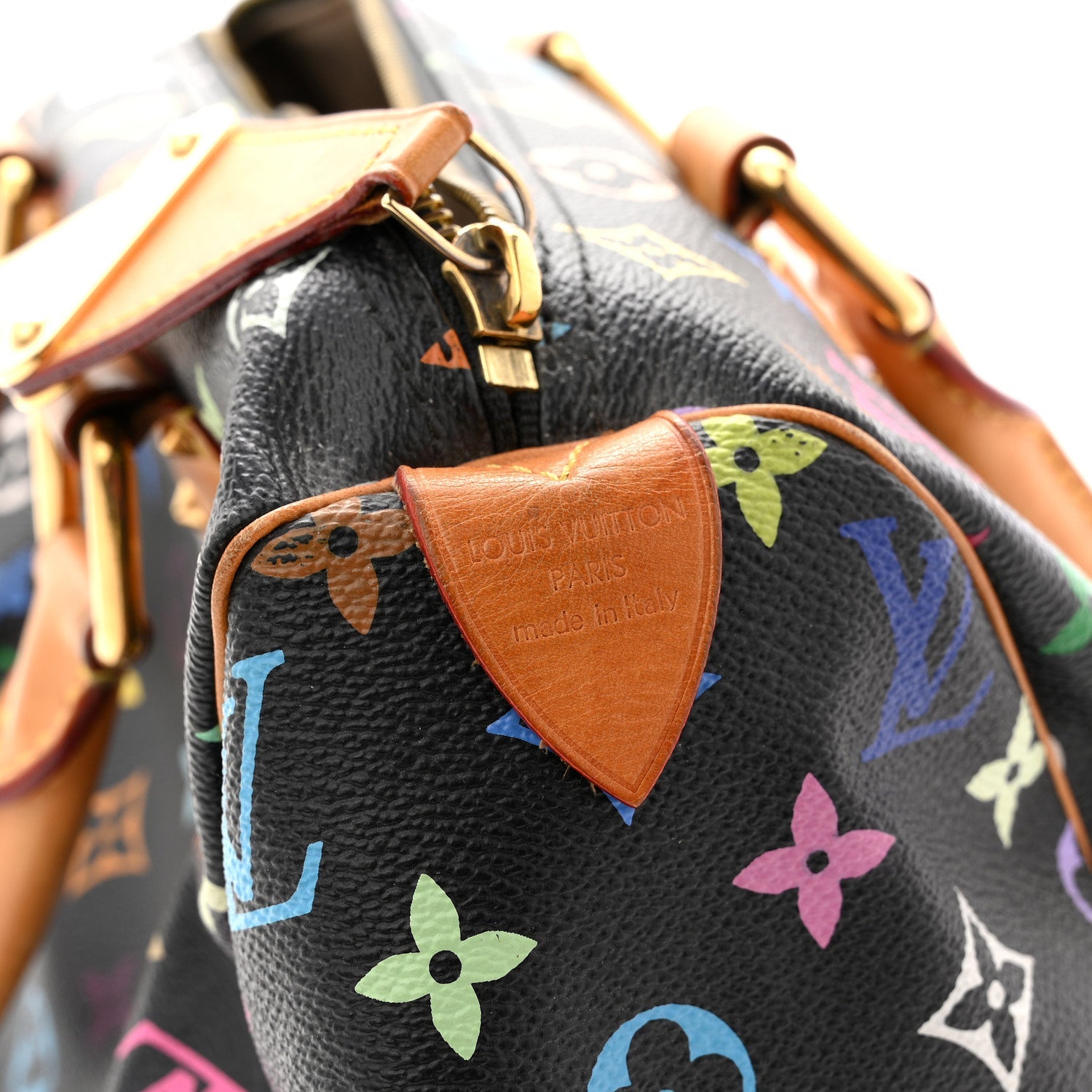 Louis Vuitton Monogram Multicolor Speedy 30 Black
